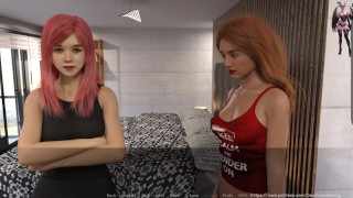Trapped 21 Amelia Walking With Vibe, Then Riding a Dildo