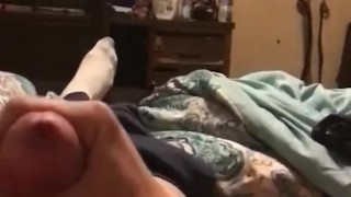 Slow motion jerk off and cum solo male 