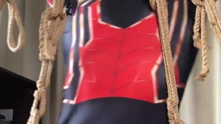 Master Sim - Spiderman Suspension Bondage Edging JYau