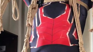 Master Sim - Spiderman Suspension Bondage Edging JYau