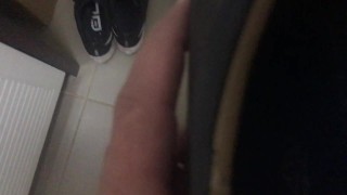 I ejaculated into my stinky socks today and loved it - 5 days of sock goodness - Day 4 - Manlyfoot