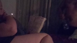Excited to suck daddy's dick part 1 (camera 2) girl smoking and cuddling
