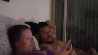 Cute girl in bra and panties watches guy jack off and makes him cum on himself camera 2 full video