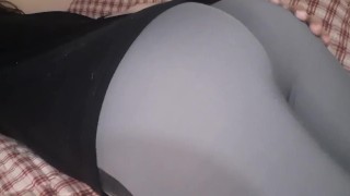 Thicc femboy farts in leggins OwO 🍑💨