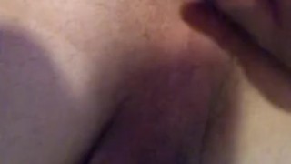 Playing with my Juicy Asshole with my Glass Dildo