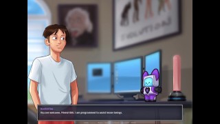 Summertime Saga - Entrei no quarto da professora safada pt.39