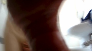 Kudoslong showers and wanks then shaves his cock