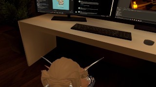 POV: VTUBER PLEASURES YOU AT YOUR DESK!!!