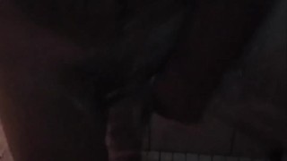 Solo jerk in the shower. Washing off the day with a little play time