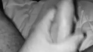 Open legs jerk off