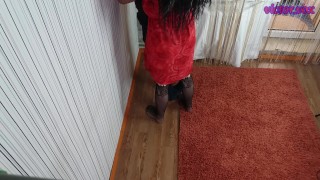 beauty got an orgasm from double penetration to go to a party