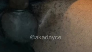 Black Cock Stroke With Cock Rings and Precum