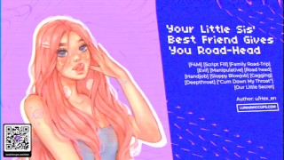 Your Best Friend Gives You Sloppy Wet Gagging Road-Head (ASMR Roleplay) by u/Hex_en