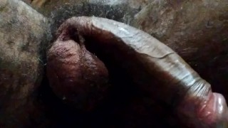 COCK THROBBING, OOZING PRECUM, FINGERING 