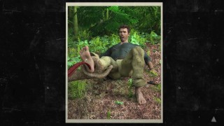 Naga Monster Tickle Tortures Jeremy's Bare Feet with its Tongue