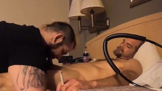servicing straight redneck cock