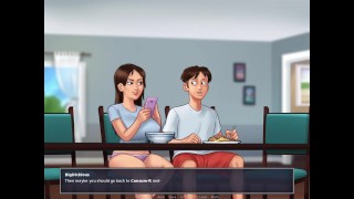 Summertime Saga - Vi a milf tomando banho pt.42