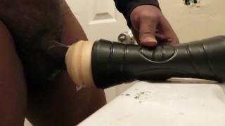 Cum dripping from my fleshlight