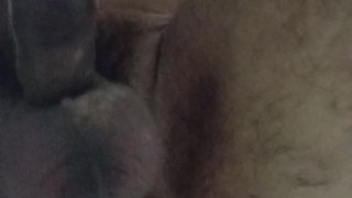 Kneading my ass with an anal plug in different poses.