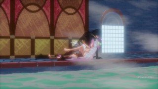 Jibril LOVES Cum - No Game No Life Bath House Parody