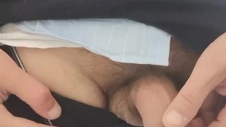 Pissing into the bathroom sink