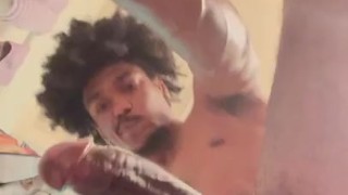 POV I tease you playing with this dick, then sit on your face 