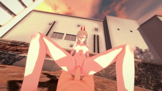 (POV) COWGIRL with POWER from Chainsaw Man Hentai