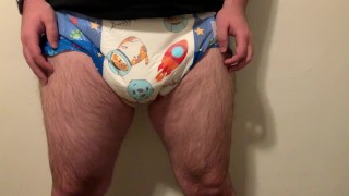 Wetting my diaper!