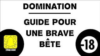JOI-GUIDE- DOMINATION Français ! Pour Homme salope !
