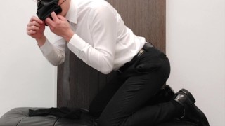 Suit Gay First Time to Challenge Long Anal Ball Butt Plug
