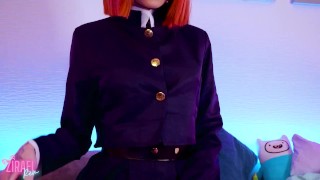 Kugisaki Nobara stretches slutty wet holes for senpai - CUT version