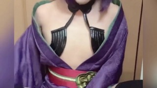 FGO　酒吞童子　女装オナニー