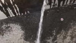 Master291993 pissing at the wall