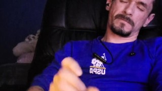 solo male cumshot - Latino wanker jerks out a load of jizz!