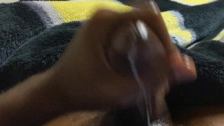 Straight guy busts huge load 