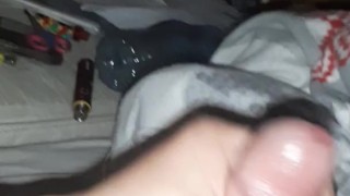 Masturbating solo 