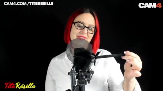 Ginger Milf Cam Girl Plays ASMR RELAXATION | CAM4