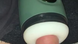 Close up blowjob machine