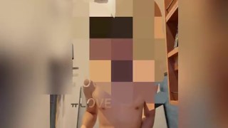 Cum with Nipple Play_(M男の乳首オナニー_エッチな格好の自分を見ながら大興奮射精)