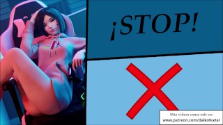 JOI hentai (interactivo) - Edges y orgasmos arruinados.