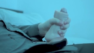 POV: Teen In Suit Fucks Fleshlight Until He Cums