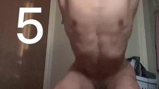 Ejercitandome en casa totalmente desnudo 😱