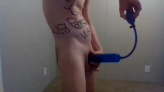 Phallus (Penis) Pump; Side View, Close-Up 2