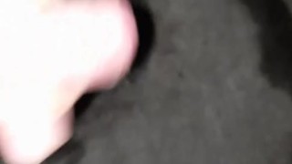 Jerking behind someone's house 