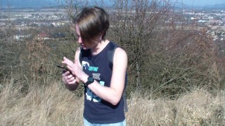 Public fucking in the mountains of Bavaria with a strange man