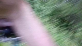 Again I ride naked through the village on a bicycle