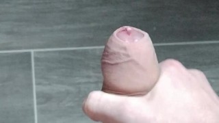 Hung British Teen Shoots His Load Far But Not Wide