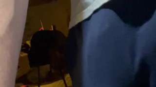 Nice Throbbing Cock see it through pants