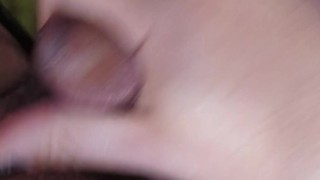 Cumming with anal beads inside me