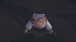 Cute elf sucks orc cock POV